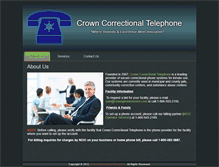 Tablet Screenshot of crownphoneservice.com